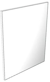 Specchio quadra rettangolare 95 x 112.5 cm