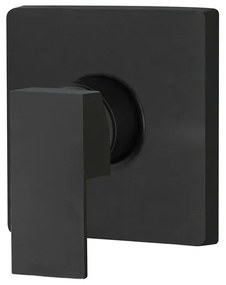 Set miscelatori nero opaco lavabo bidet e doccia a incasso Kubo