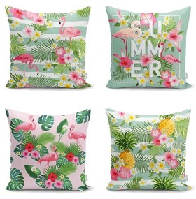 Set di 4 federe Naturia, 45 x 45 cm - Minimalist Cushion Covers