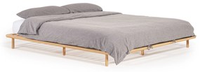 Kave Home - Letto Anielle in massello di frassino 180 x 200 cm