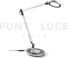 Futura lampada da tavolo orientabile alluminio dimmerabile led 4000...
