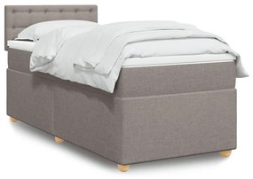 Giroletto A Molle Con Materasso Tortora 100x200 Cm İn Tessuto /