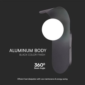 Applique 1xG9/5W/230V nero