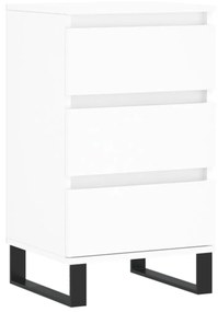 Credenza bianca 40x35x70 cm in legno multistrato