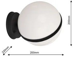 Applique da esterno CIRCULO 1xE27/40W/230V IP44