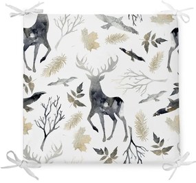 Cuscino natalizio in misto cotone Dark Forest, 42 x 42 cm - Minimalist Cushion Covers