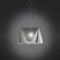 Sospensione Moderna 5 Luci Wanda In Polilux Silver Made In Italy