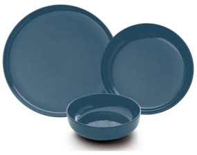 Set da tavola 12 pezzi blu/porcellana