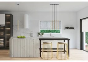 Sollux SL.1198 - Lampadario a sospensione con filo PASTELO 5xG9/8W/230V oro