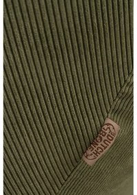 Poltrona in velluto verde Vince - Dutchbone