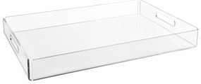 Vassoio Bon Ton 45,5x5x32 cm trasparente Iplex