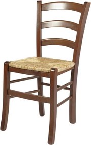 Sedie in legno faggio Noce seduta paglia - VENEZIA SET DA 2