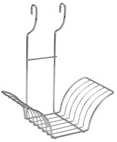 Supporto da appendere per coperchi in acciaio cromato Lonardo - Metaltex