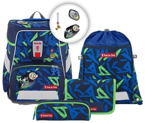 Zaino scuola SPACE - set da 5 pezzi, Step by Step Soccer Ben