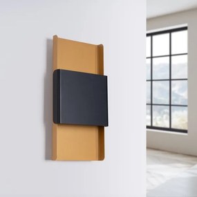 Sollux SL.1354 - Applique DURLIN 2xG9/8W/230V oro/nero