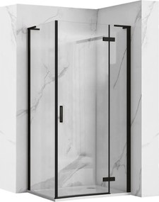 Cabina doccia REA Hugo Black 80x90