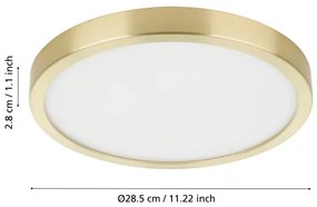 Eglo 900182 - Plafoniera LED FUEVA LED/20,5W/230V Ø 28,5 cm