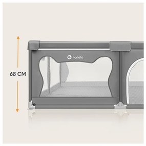 Lionelo - Box giochi WILLOW XL grigio