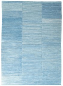 Kilim Tappeto 300x220 Blu (Iran) Tessuto A Mano