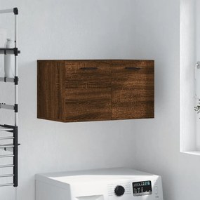 Mobile A Parete Rovere Marrone 60x36,5x35 Cm Legno Multistrato /