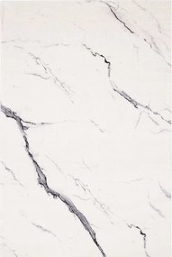 Tappeto in lana crema 133x180 cm Marble - Agnella
