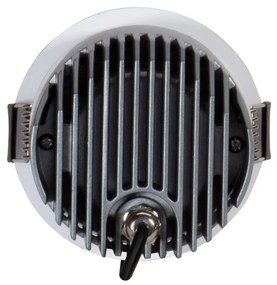 Faro LED da Incasso 15W Foro Ø75mm IP65 CCT UGR19 con driver Philips Colore Bianco Variabile CCT