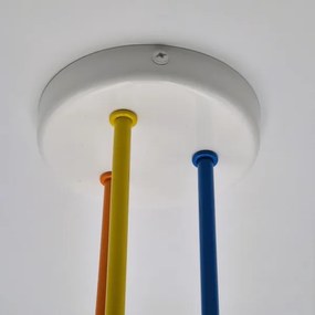 Lampadario a plafone MATYLDA 3xE27/60W/230V colorato