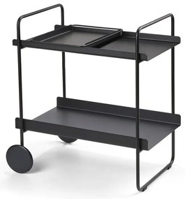 Tavolo da portata in metallo su ruote 40,5x61 cm A-Cocktail - Zone