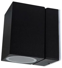Applique da esterno BOSTON 1xGU10/10W/230V IP44 nero