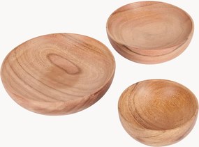 Set di 3 ciotole da portata in legno di acacia Artesà