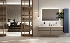 Colonna per mobile bagno 2 ante P 27 x L 30 x H 160 cm blu mood