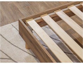 Letto matrimoniale beige con rete inclusa 160x200 cm Lior – Bobochic Paris