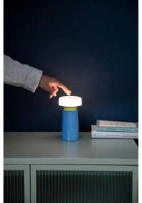 Lampada da tavolo a LED dimmerabile blu (altezza 17,5 cm) Victoria - Remember