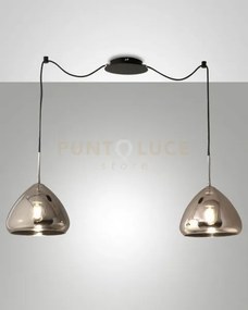 Glow sospen.cromo 2 luci 3667-42-138