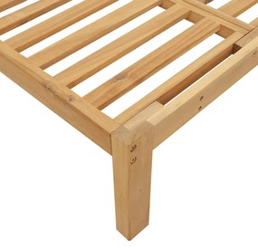 Set divano pallet da giardino 4 pz in legno massello di acacia