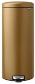 Cestino per la spazzatura color ottone in acciaio con pedale 30 l NewIcon – Brabantia