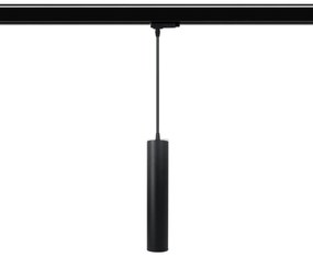 Faro LED a Sospensione per Binario Trifase GU10 - Nero 15m