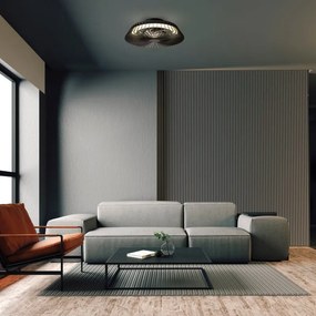 Ventilatore da soffitto Himalaya nero , D. 53 cm MANTRA