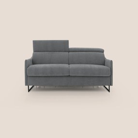Loto divano letto salvaspazio materasso H18 cm con piedi alti in morbido tessuto impermeabile T14 grigio