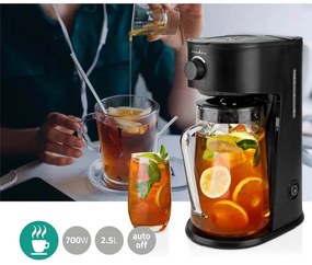 Nedis KAICM200FBK - Macchina da caffè per caffè freddo e tè freddo 750W/230V
