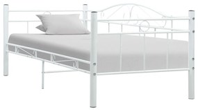 Telaio divano letto bianco in metallo 90x200 cm