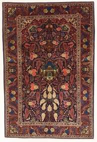 Kashan Tappeto persiano 140x210 (Iran) Annodato A Mano