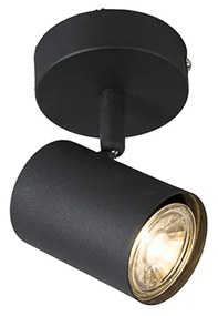 Faretto Smart nero con WiFi GU10 orientabile - Jeana