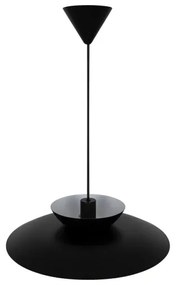 Nordlux - Lampadario a sospensione con filo CARMEN 1xE27/40W/230V nero