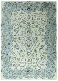Kashan Tappeto persiano 260x360 Verde (Iran) Annodato A Mano