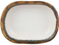 Piatto portata ovale 16x8 cm effetto acqua Ocean