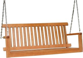 Panchina pensile da giardino in legno di eucalipto Columbia - Garden Pleasure