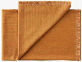 Coperta in baby alpaca con frange Pine