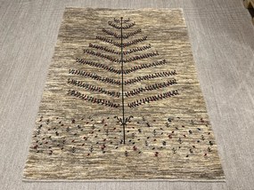 Gabbeh Tappeto 150x200 Marrone (Iran) Annodato A Mano