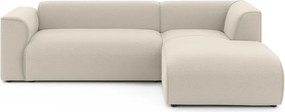 Divano angolare beige (con penisola a destra/con chaise lounge) Merid – Ropez